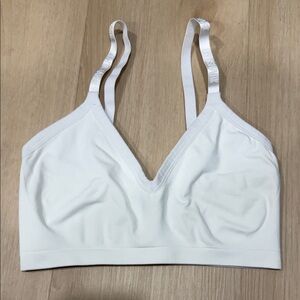 Gymshark White V-Neck Bralette